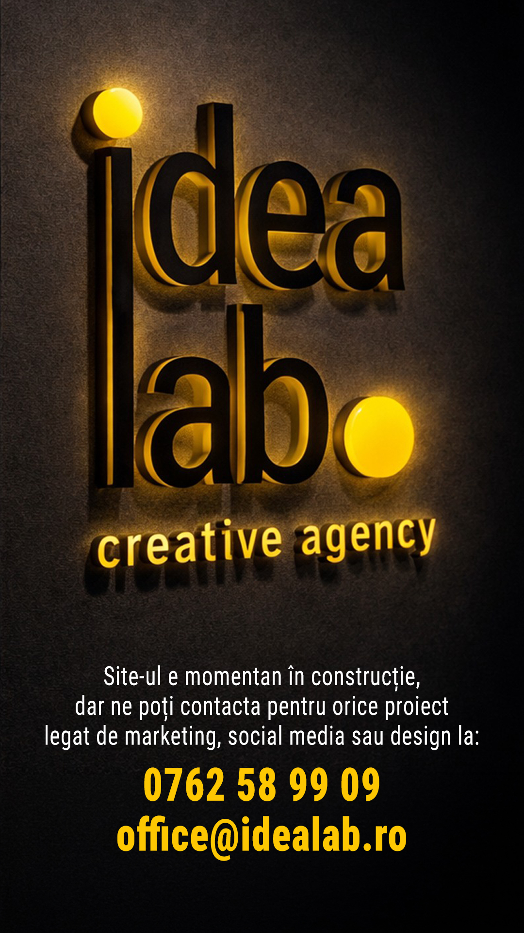 Idea Lab - Site in constructie